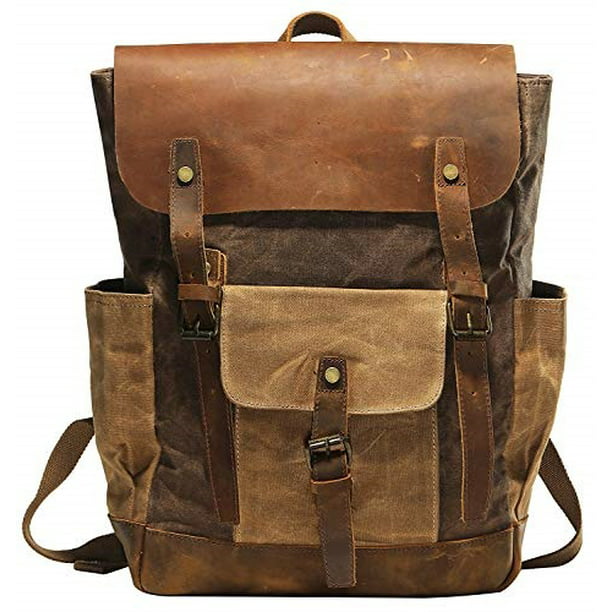 kid backpack leather backpack Full Grain leather women backpack iPad backpack Premium Large leather backpack student backpack